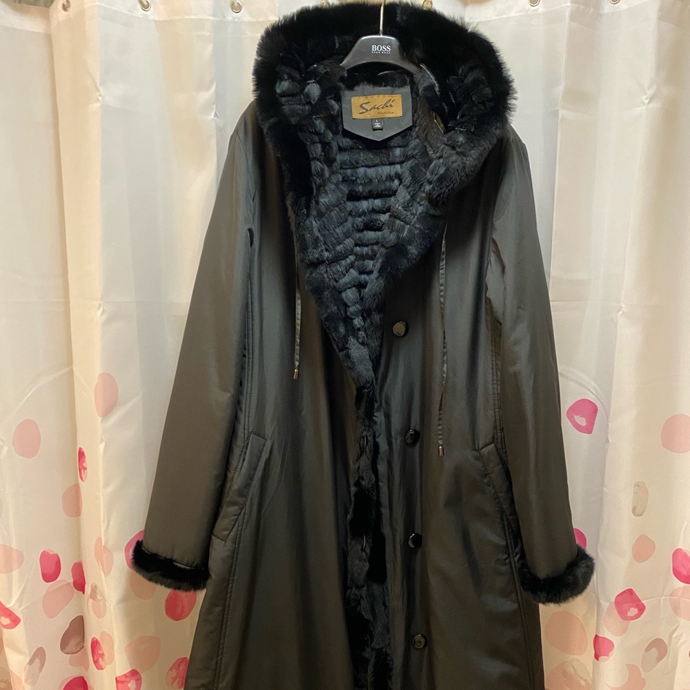 SACHI Fur Coat - Size L